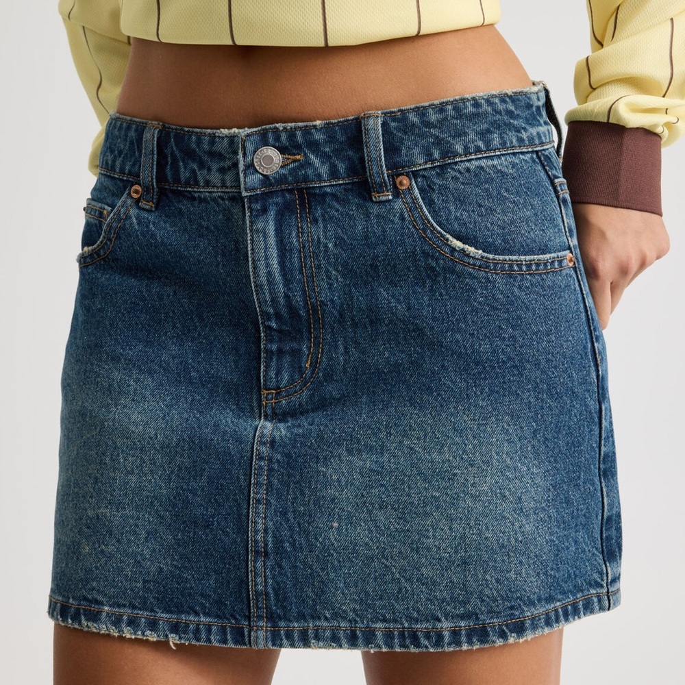 Factorie by Cotton On The Everyday Denim Blue Women's Skirt
